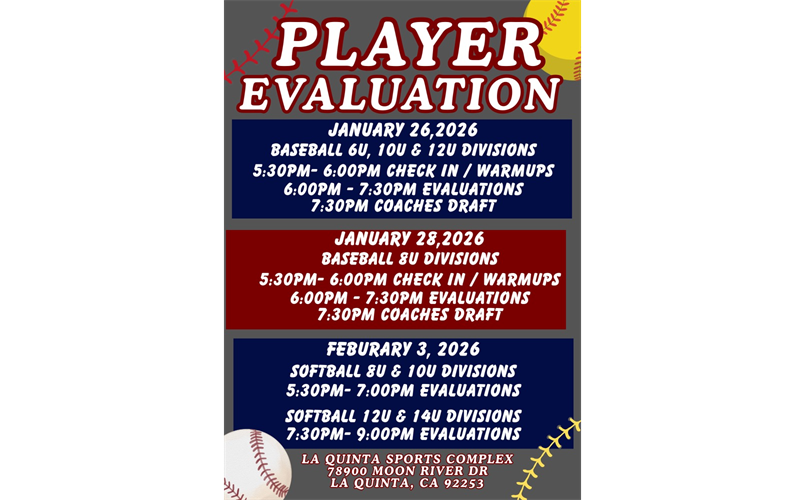 Evaluations Spring 2026